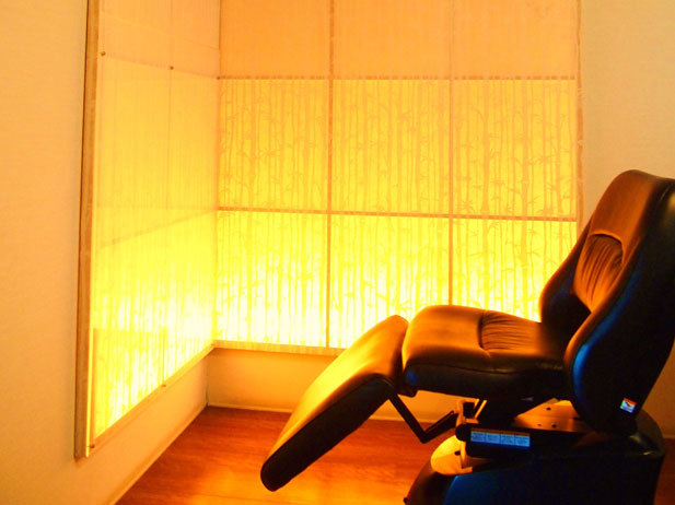 和モダンな店内でひとときの癒しの時間を